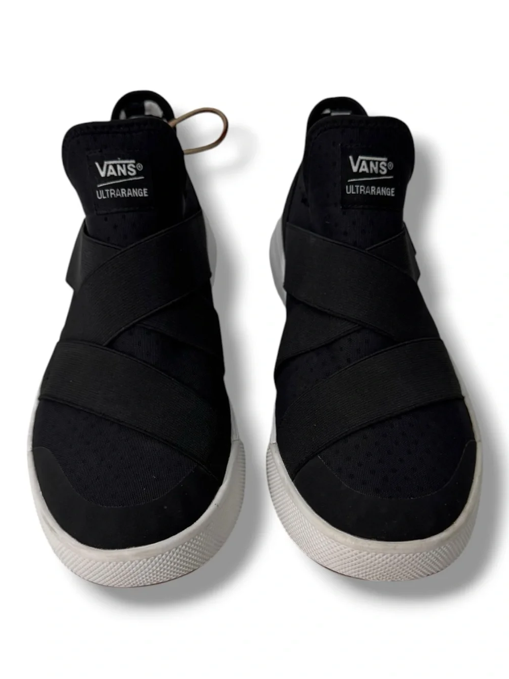 Vans UltraRange Gore Slip On Sneakers Men’s 10 Black Mesh Elastic Straps